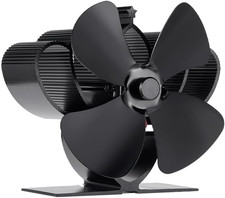  4 Blade Mini Woodburner Stove