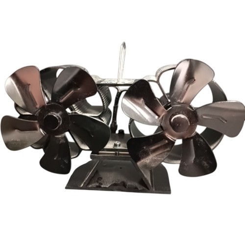 Heat powered stove fan - heat, with