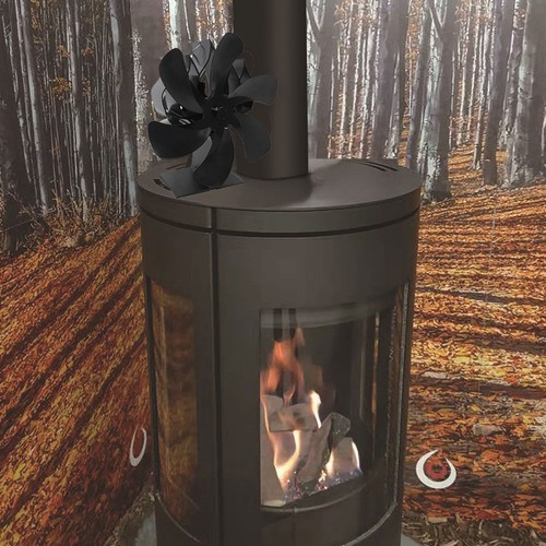 Portable stove fan aluminum - stove,