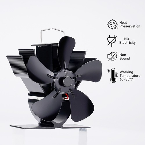 Mini stove fan blade heat - stove, 5-blade