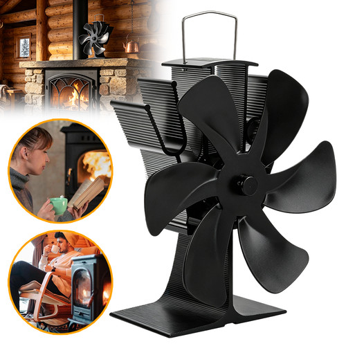 Heat powered stove - stove, fan