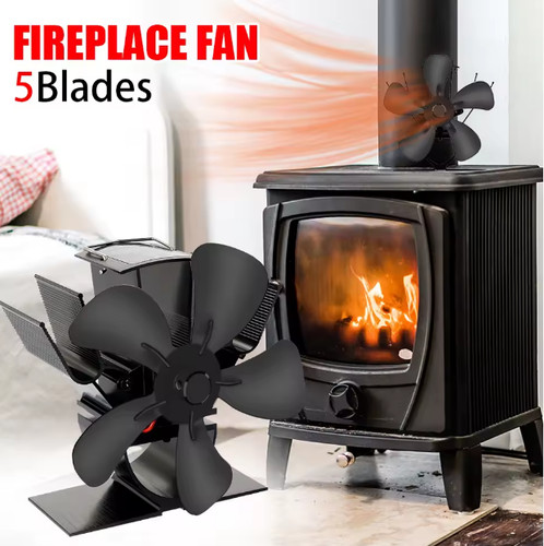 Mini stove fan blade heat - fan, 6-blade