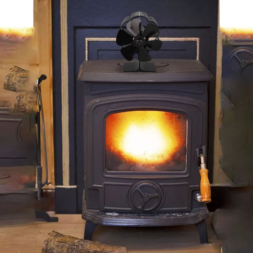 Heat powered stove fan - stove,