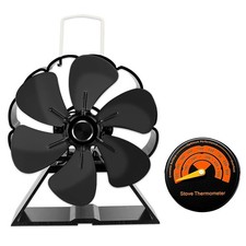 6 Blades Mini Fireplace Fan