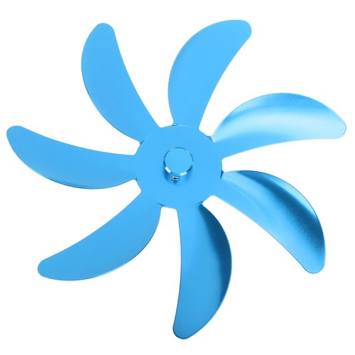Blue stove fan aluminum alloy - blue,
