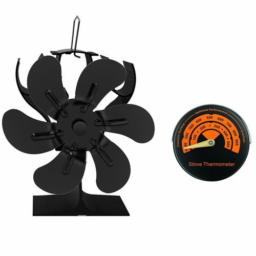 Mini stove fan - 6-blade, heat