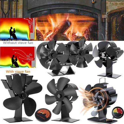 Stove fan for wood - for, burners