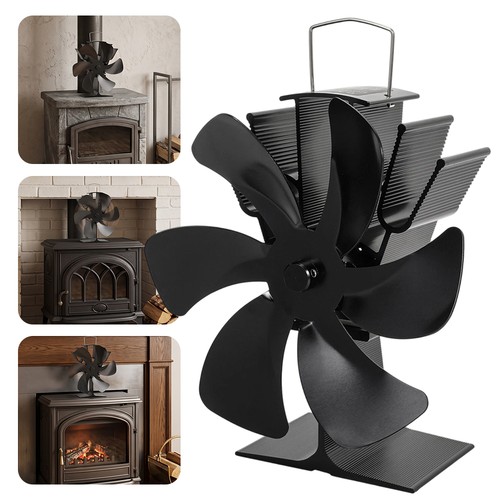 Heat powered stove - fan, 6
